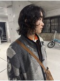 顔まわりレイヤー/ウェーブミディアム[表参道駅/明治神宮前駅]