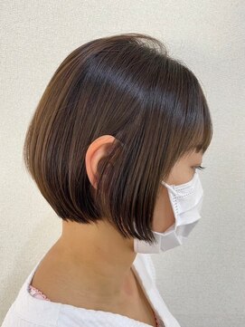 美容室 フォーリア Foglia ショートボブ　ナチュラルブラウン