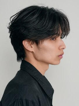 レタッチ バイ フィフス 天神大名(RETOUCH by fifth) 福岡天神メンズフェザーパーマフェザーショートスパイラルパーマ