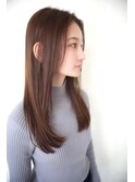 30代40代50代/内巻きロングレイヤー/髪質改善/縮毛矯正