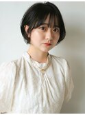 ひし形ボブフェミニンなボブ