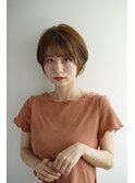 くびれショート/マロンベージュ