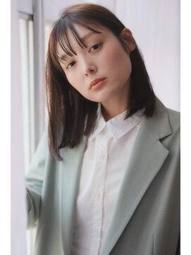 ソワン ドゥ ブレス 立花店(soin de brace) 大人セミディ/大人ガーリー/似合わせカット小顔