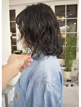 グリーン 高田馬場(green) 【SANA】黒髪ボブパーマ