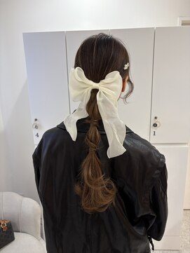 ロンドブルーム 天神大名店(Lond Bloom) ブリーチなしカラー/ヘアアレンジ/ヘアセット/福岡/10代20代30代