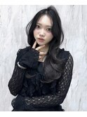 《松本》黒髪/オリーブグレー/小顔ヘア