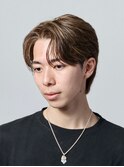 刈り上げセンターパート/波巻きツイストスパイラル/南堀江