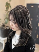ブルーム 八千代緑が丘(bloom)&nbsp;白髪黒髪を活かした地毛ハイライト
