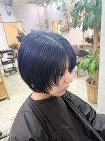 シールドヘアー 沖縄 新都心(C'LD Hair) ネイビーブルー/那覇美容室/おもろまち美容室