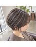 白髪ぼかし|白髪ぼかしハイライト+艶カラー ¥11000~