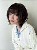 ウルフボブレイヤーボブウルフハッシュボブ韓国ボブ韓国ヘア
