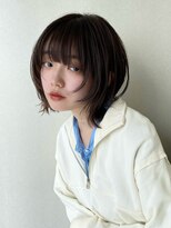 ノラギンザユー(NORA GINZA/U) ウルフボブレイヤーボブウルフハッシュボブ韓国ボブ韓国ヘア
