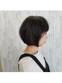 上品フォルムの大人マッシュボブ