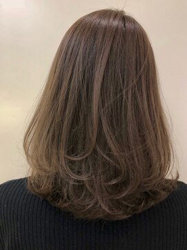 ビーチ(BEACH) 【BEACH/チナツ】ゆるワンカールベージュカラー