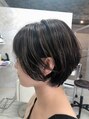 スプランドゥール(splen deur) 小顔補正立体カットハイライトカラー