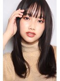広瀬すず風20代30代40代◎小顔 レイヤー外ハネストレートボブ