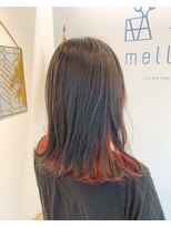 メローヘアー(mellow hair) 【インナーカラー☆チェリーピンク】