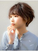  [オージュアサロン/恵比寿]ふんわりショートの小顔スタイル