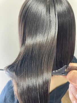 ボクノ(bokuno) 髪質改善矯正/縮毛矯正/ミディアム/アフター