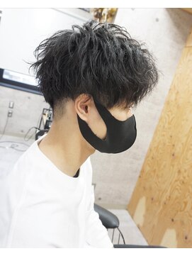 ヘアテリア リュウ 大塚(hair teria ryu) メンズツーブロック刈り上げツイストスパイラルパーマ