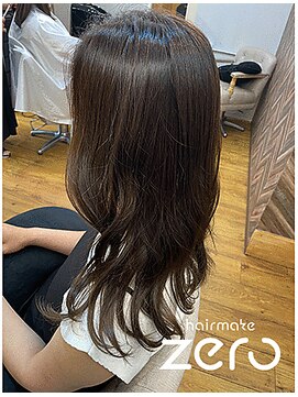 ヘアメイクゼロ 坂戸駅前店(hairmake zero) ゼフィラム アディクシー ブルージュ グレージュカラー 20代30代