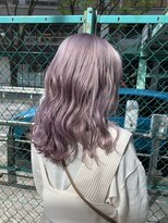 ペレ 渋谷(PELE)&nbsp;Y200_ラベンダーグレージュ ブリーチ2回~