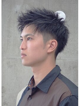 ココロコ(COCO LOCO) アップバング・無造作な動きのツーブロック