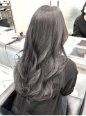 【博多美容室/小山田】韓国風シルバーグレージュ