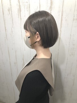 アトリエMAI 北千住 イヤリングカラー#20代30代40代#グレージュ#北千住美容室