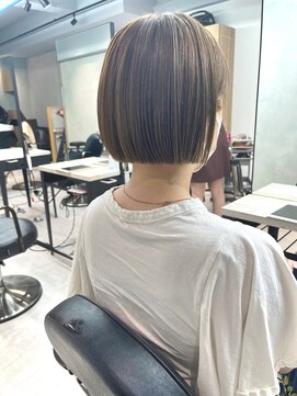 ルネ 北千住(Renee) タンバルモリオルチャンヘア_ダークグレージュ_ワンホンヘア