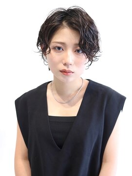 ルアン 上通り(ruen) 大人ショートパーマ 熊本 ruen ショートカット 上通り 右田莉奈