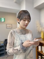 アンドチル 渋谷(AND CHILL)&nbsp;ショートボブ/丸みショート/シルバーアッシュ　渋谷