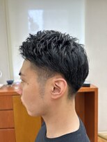 バンブー(Bamboo)&nbsp;ツーブロック＋刈り上げ　テーパーフェード