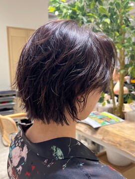 ノイ(noi) ハイライト/メンズカット/メンズボブ/センターパート【渋谷】