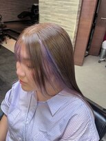 ジェリカヘアー サンフラワー通り(Jlica hair) 【インナーカラー】アッシュラベンダー×パープル