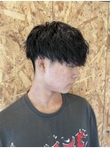 ☆メンズ/骨格矯正カット/再現性◎波巻きパーマ/水戸/マッシュ