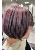 熊本アンブレラカラーショートカット20代ヘアスタイルヘアカラー
