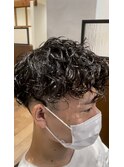 刈り上げマッシュ×スパイラルパーマ