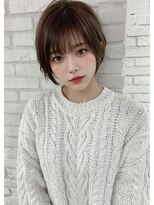オリジンズヘアーセカンド 守谷店(Origins hair 2nd)&nbsp;ショートボブ×ベージュ系カラー×BYKARTE TR