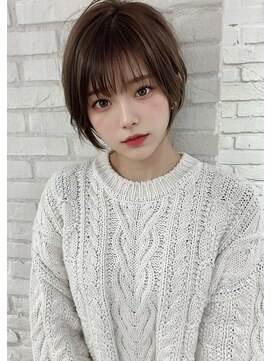 オリジンズヘアーセカンド 守谷店(Origins hair 2nd) ショートボブ×ベージュ系カラー×BYKARTE TR