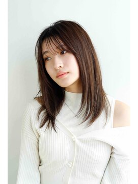 モコ(MOCO) シースルーバングナチュラルストレート