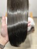 カット+髪質改善ストレート+トリートメント  [新宿/新宿駅/縮毛矯正]