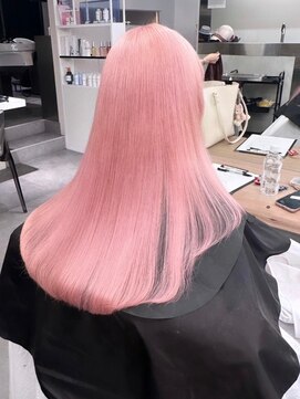 ベレーザ 渋谷(BELEZA) 9062ミルクティーピンクハイトーンカラーベビーピンク韓国ヘア