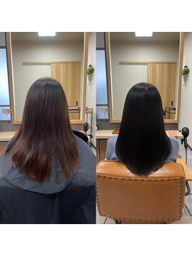 ナチュラル 古川店(Natural) 古川　大崎市　縮毛矯正　髪質改善　トリートメント　艶髪カラー