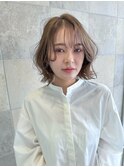小顔ワンカール レイヤーカット ボブルフ
