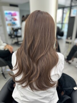 アルドーレフィエロ シンサイバシ(Ardore fiero shinsaibashi) ブリーチなしダブルカラー☆マロンベージュ