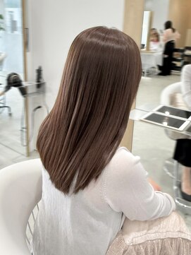 ノエシキカ(noe sikika) うるツヤヘアー×ベージュ（20代/30代/韓国/髪質改善）L73