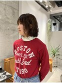 朝ラクボブパーマ(ブリーチ履歴あり)