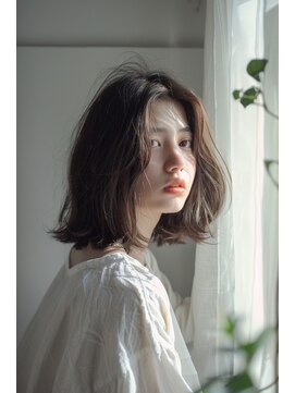 ラナ 新宿(lana) こなれミディ/顔まわり/レイヤーカット【lana hair/新宿】