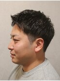 ツーブロックショート